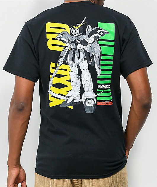 CR Loves by Crunchyroll x Gundam Deathscythe Black T-Shirt