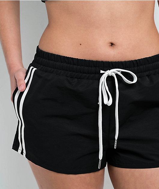 Cali 1850 Black Track Shorts