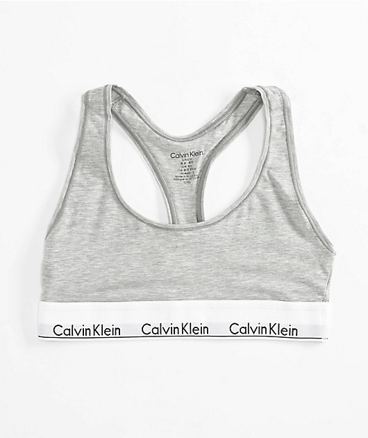 Calvin Klein Core Grey Sports Bra