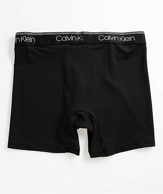 Calvin Klein Microfiber Stretch Black 3-Pack Boxer Briefs