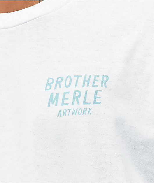 Camiseta blanca Brother Merle Peace & TP