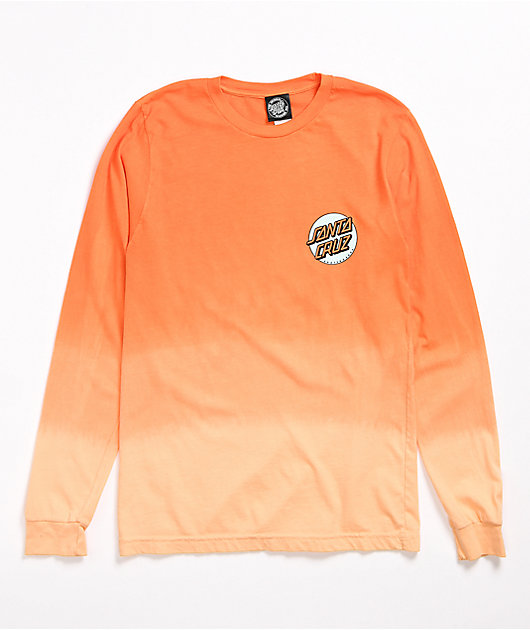 camiseta manga larga naranja