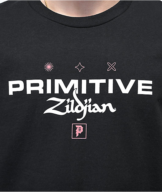 Camiseta negra Primitive x Zildjian Flight