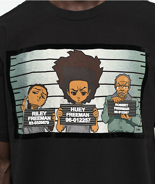 Camiseta negra The Boondocks Mugshot