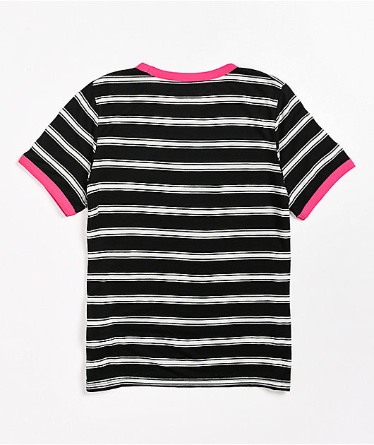 Camiseta rayada blanco y negro Lee Sun de Vans