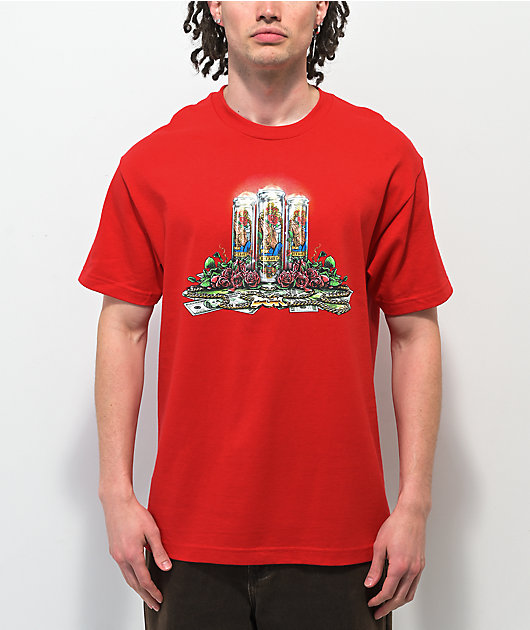 Camiseta roja DGK Altar
