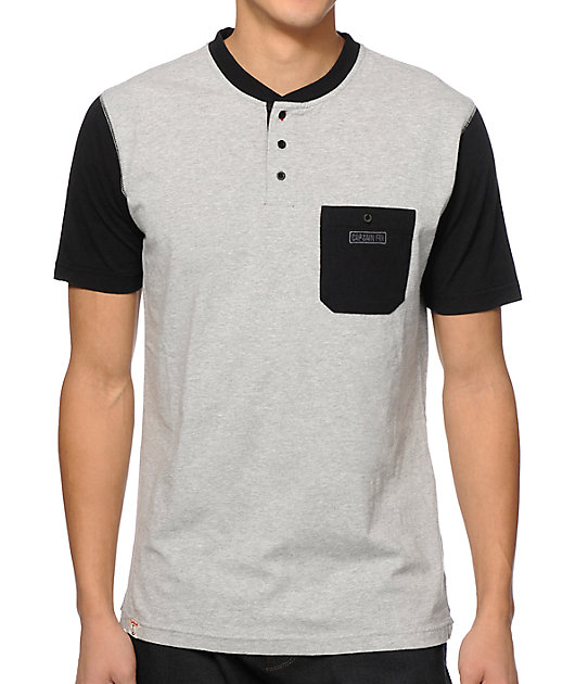 henley pocket tee
