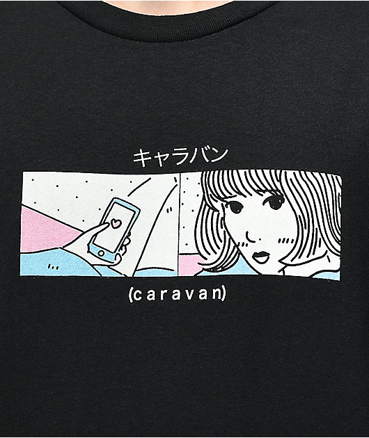 Caravan Kawaii Black T-Shirt
