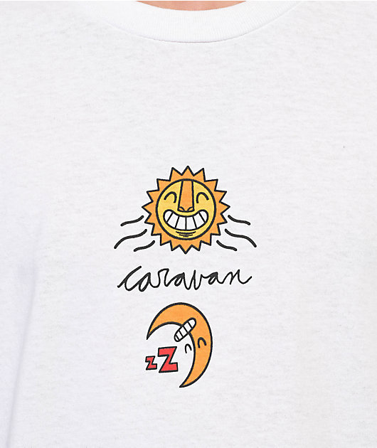 Caravan Sun And Moon White T-Shirt