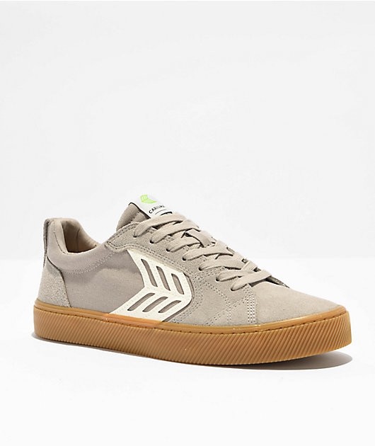 Cariuma Catiba Pro Grey & Gum Skate Shoes | Zumiez