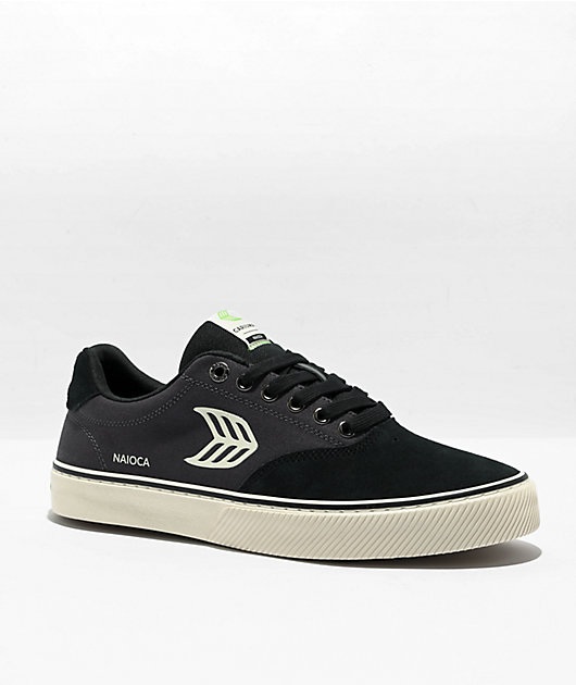 Cariuma Naioca Dark Grey Ivory Skate Shoes Zumiez