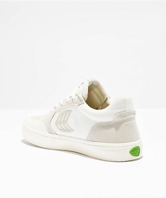 Cariuma Vallely Pro White Tan Skate Shoes Zumiez