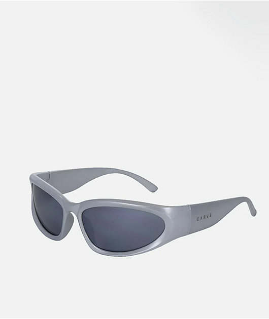 Carve Kubix Gloss Silver & Grey Mirrored Sunglasses