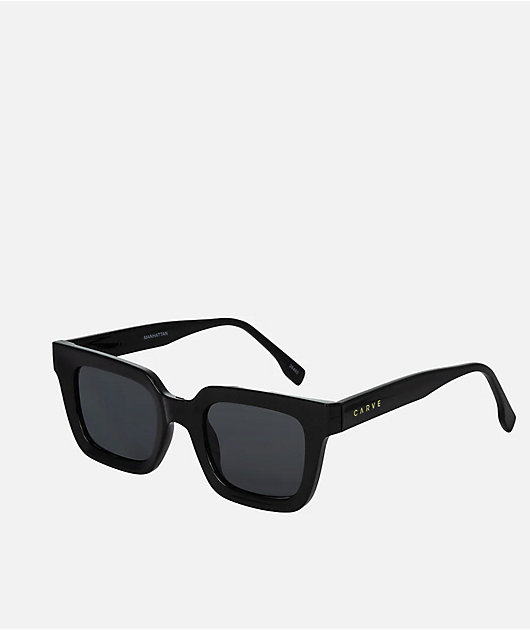 Carve Manhattan Gloss Black & Grey Sunglasses