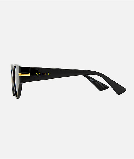 Carve Rhode Gloss Black & Grey Sunglasses