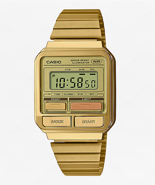 Gold casio digital sale