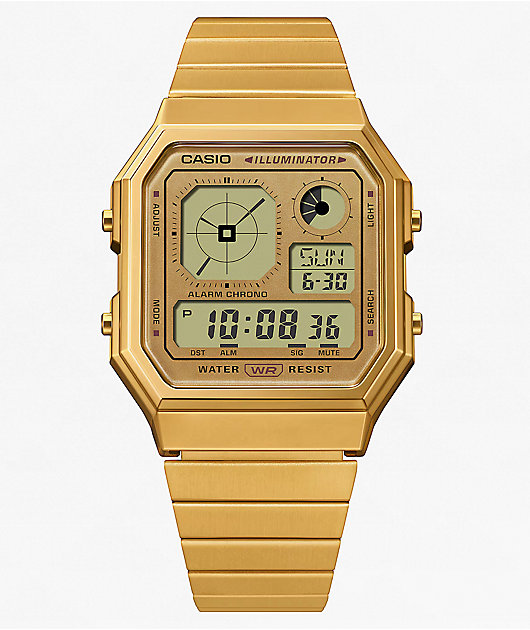 Casio A140WE-9A Gold Digital Watch