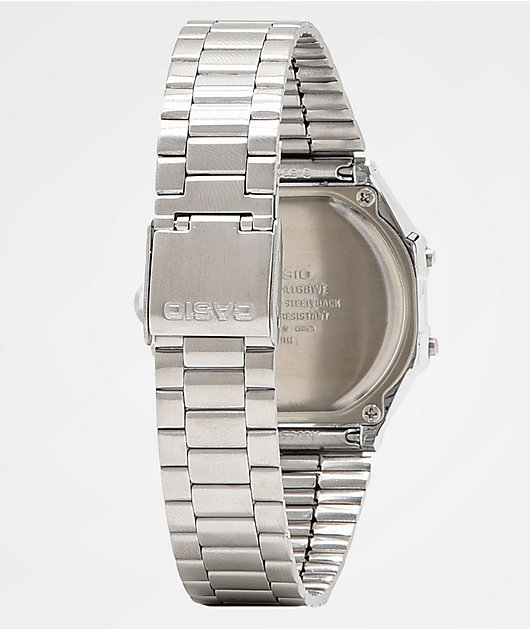Casio vintage silver digital watch new arrivals