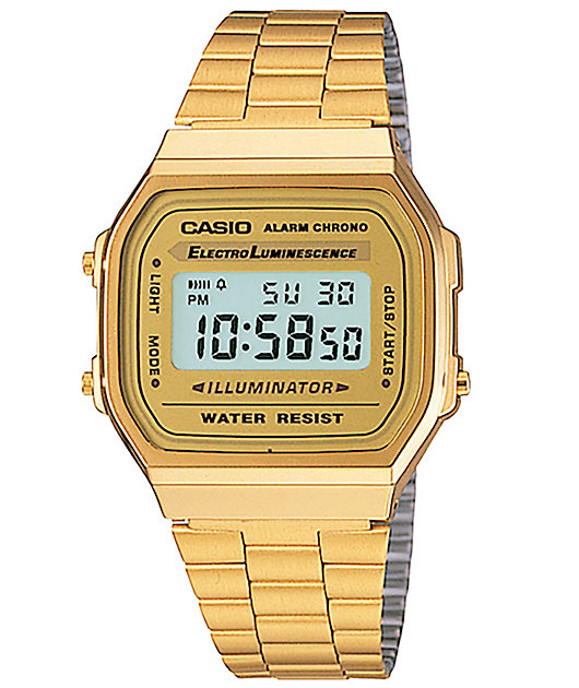 Gold retro casio outlet