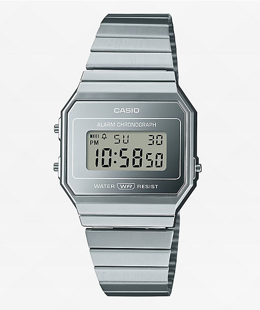 Casio A700WEV-7AVT Silver Digital Watch | Zumiez