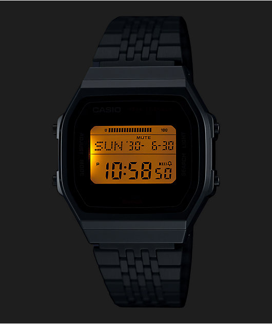 Casio ABL100WE-1AVT Vintage Silver Digital Watch