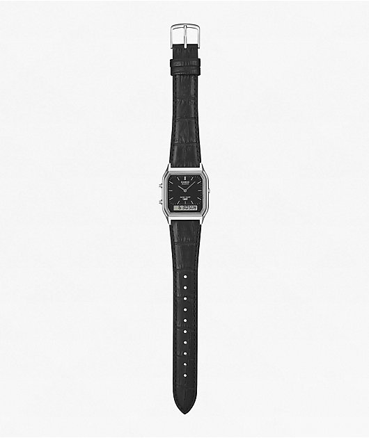 Casio AQ230EL-1ACF Black Analog & Digital Watch | Zumiez