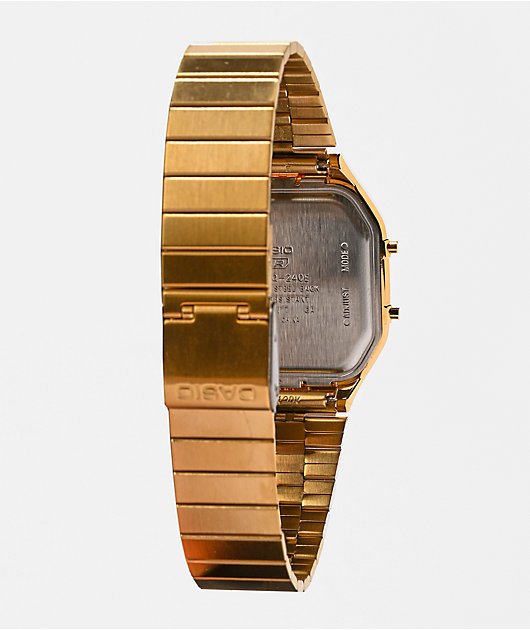 Casio AQ240E-9ACF Gold Analog Watch | Zumiez