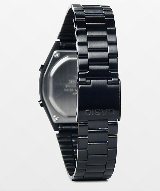 Casio B64OWB-1BVT Vintage All Black Digital Watch