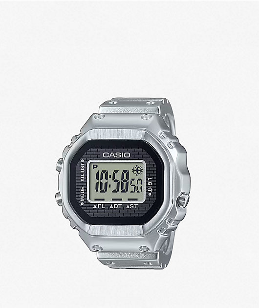 Casio CRW-001-01 Silver Digital Ring Watch | Zumiez