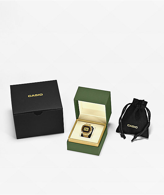 Casio CRW-001G-9 Gold Digital Watch Ring