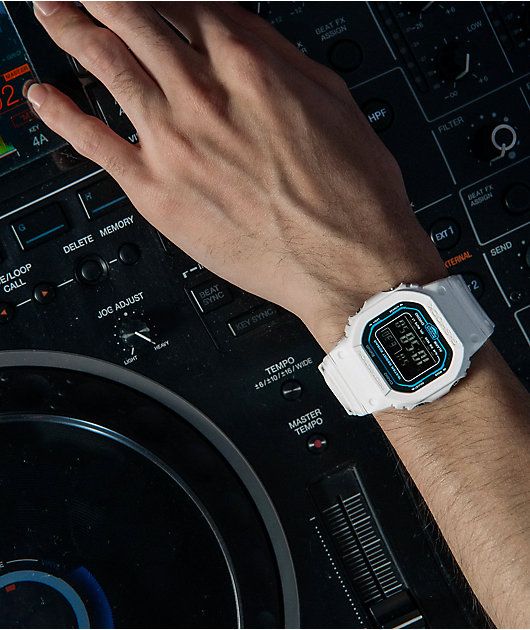 Casio DWB5600SF-7 White, Black & Blue Digital Watch