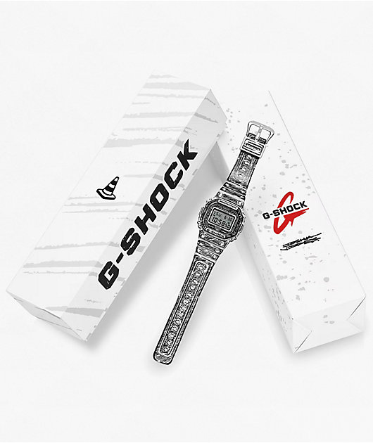 Casio G-Shock DW5600JV-7CR Joshua Vides Silver Watch | Zumiez