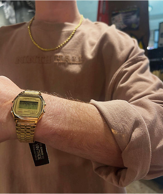 Casio Vintage All Gold Digital Watch | Zumiez