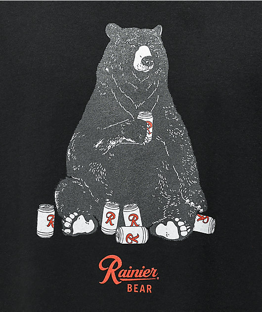 Casual Industrees x Rainier Bear Black T-Shirt