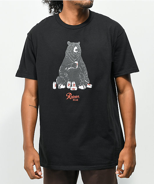 Casual Industrees x Rainier Bear Black T-Shirt