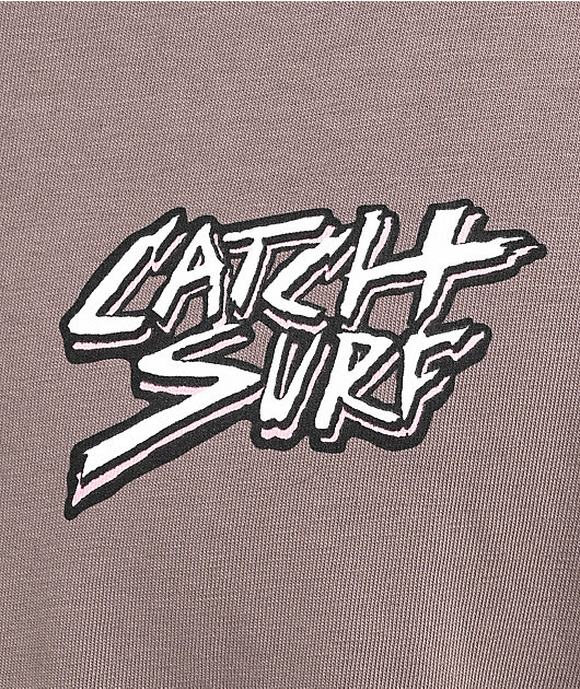 Catch Surf Triple Slash Cinder Garment Dye T-Shirt | Zumiez