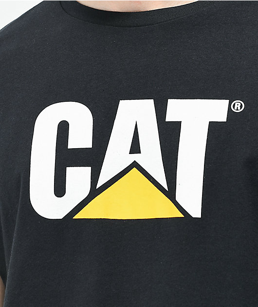 Caterpillar Original Fit Logo Black T-Shirt