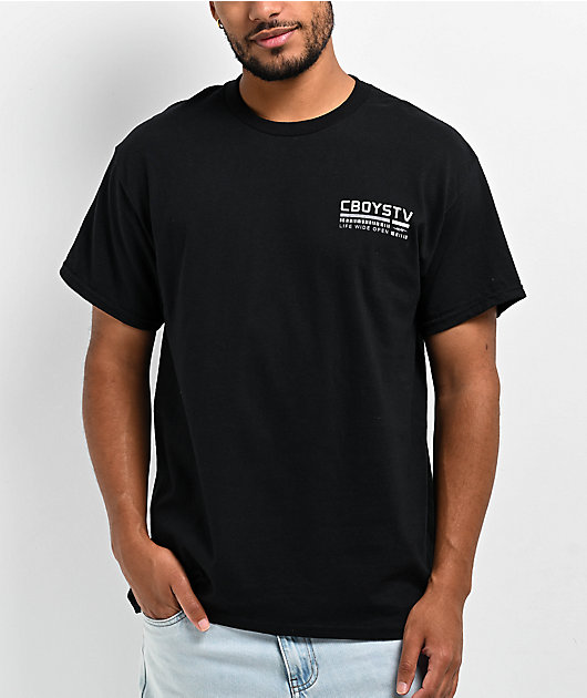 CBoysTV Crate Motor Black T-Shirt
