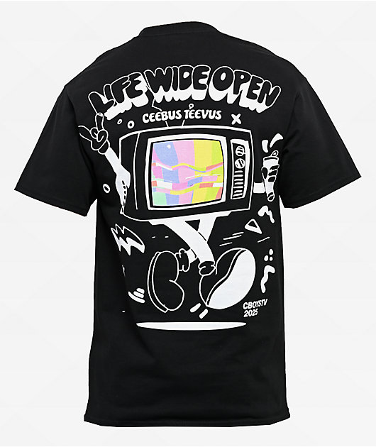 CboysTV Kids Ceebus Teevus Black T-Shirt