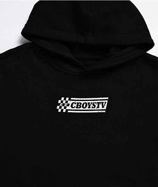 CboysTV Kids Throwback Black Hoodie