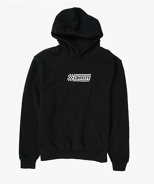 CboysTV Kids Throwback Black Hoodie