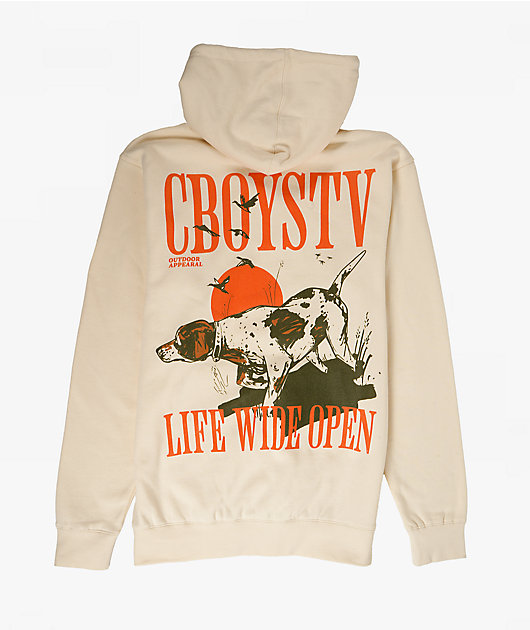 CboysTV Man's Best Friend Beige Hoodie