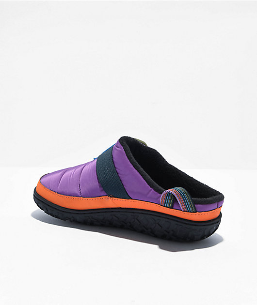 Chaco Ramble Puff Retro Purple Clog Shoes Zumiez