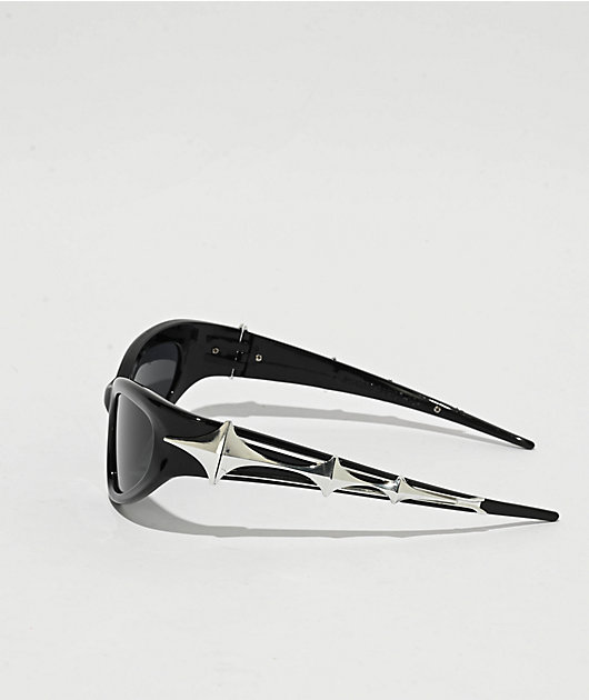Chair Black & Silver Sunglasses