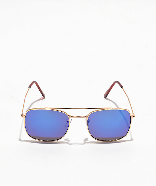 Chairman Square Blue Sunglasses