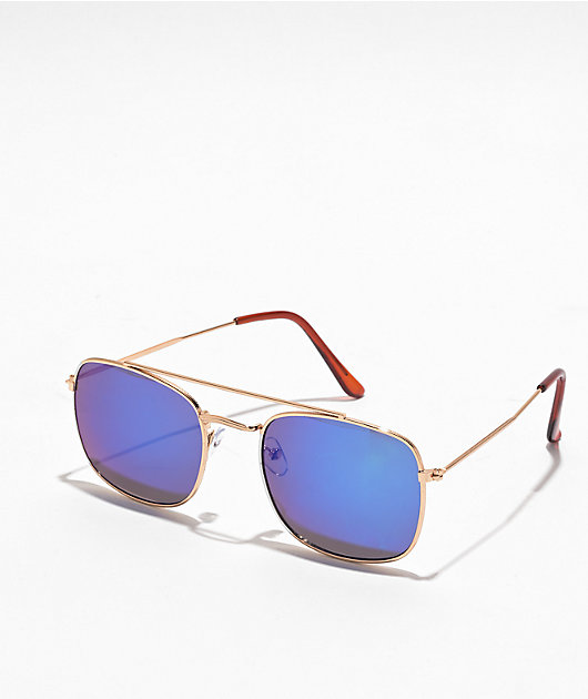 Chairman Square Blue Sunglasses