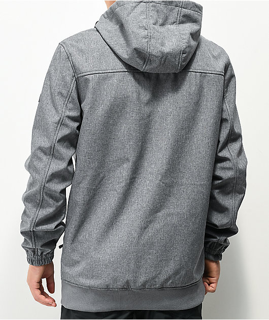 Chamarra de snowboard Empyre Blizzard gris y negro 10K