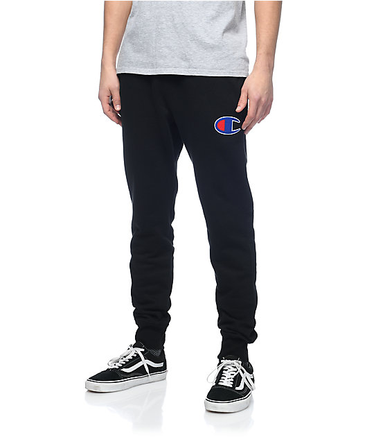 champion joggers big logo