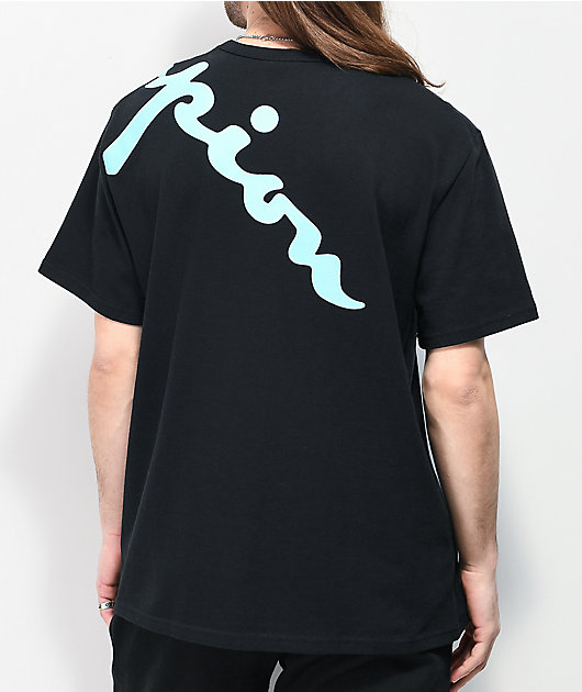 Champion Big Script Black T-Shirt