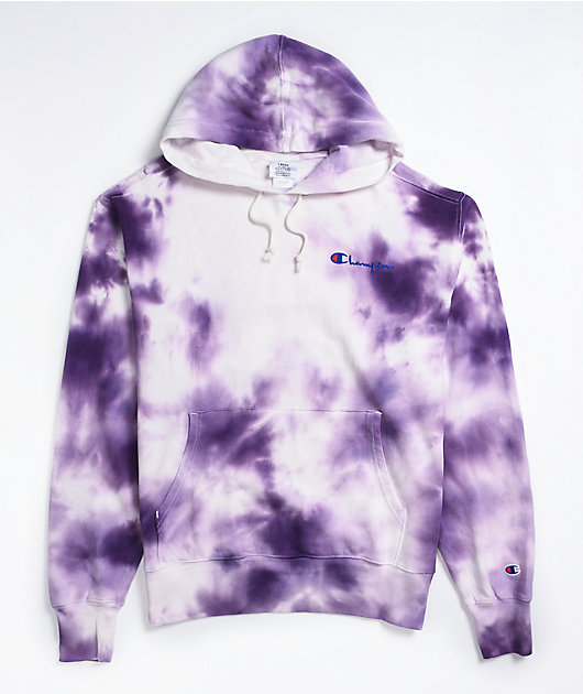 champion big sky purple hoodie